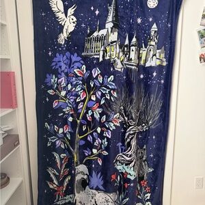 Vera Bradley Harry Potter Forbidden Forest Plush Throw Blanket 80 X 50